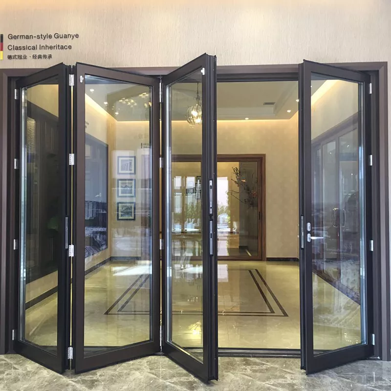 Aluminum Alloy Folding Door With Thermal Insulation