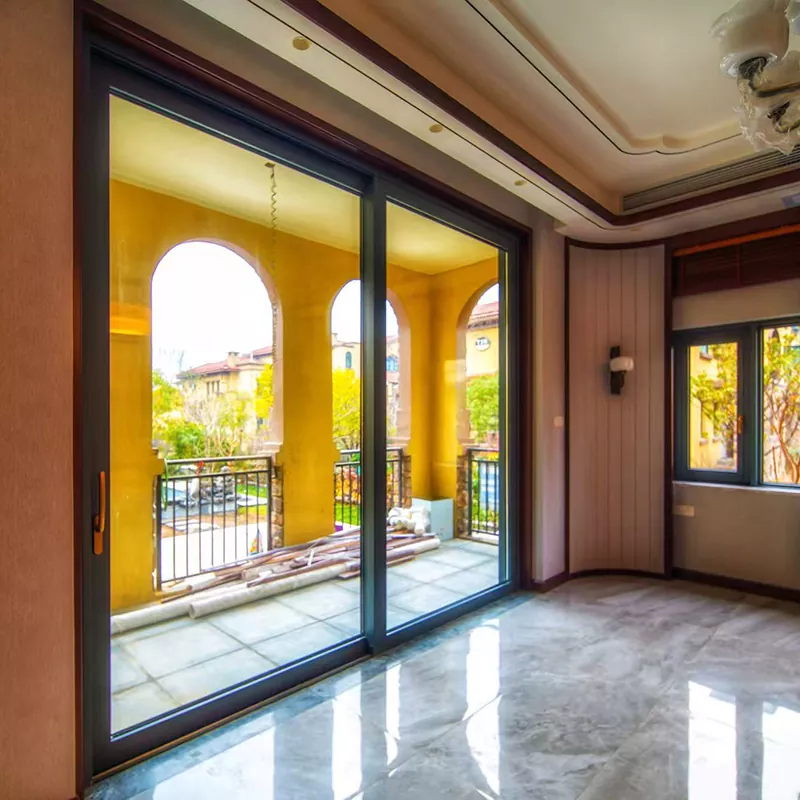 Aluminum Insulated Heat Shielding Balcony Sliding Door