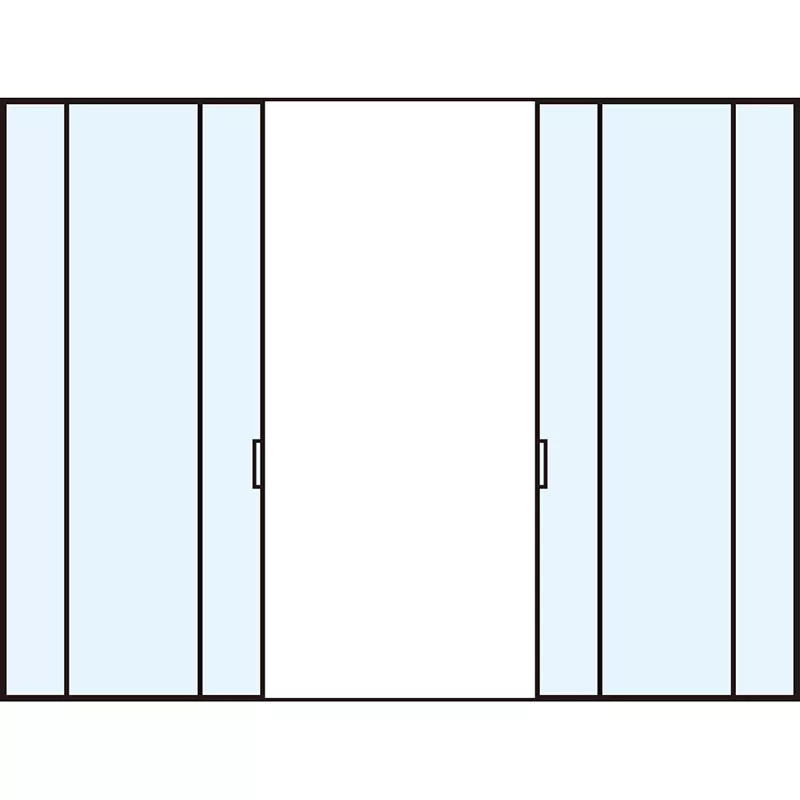 Aluminum Sliding Door For Study Room