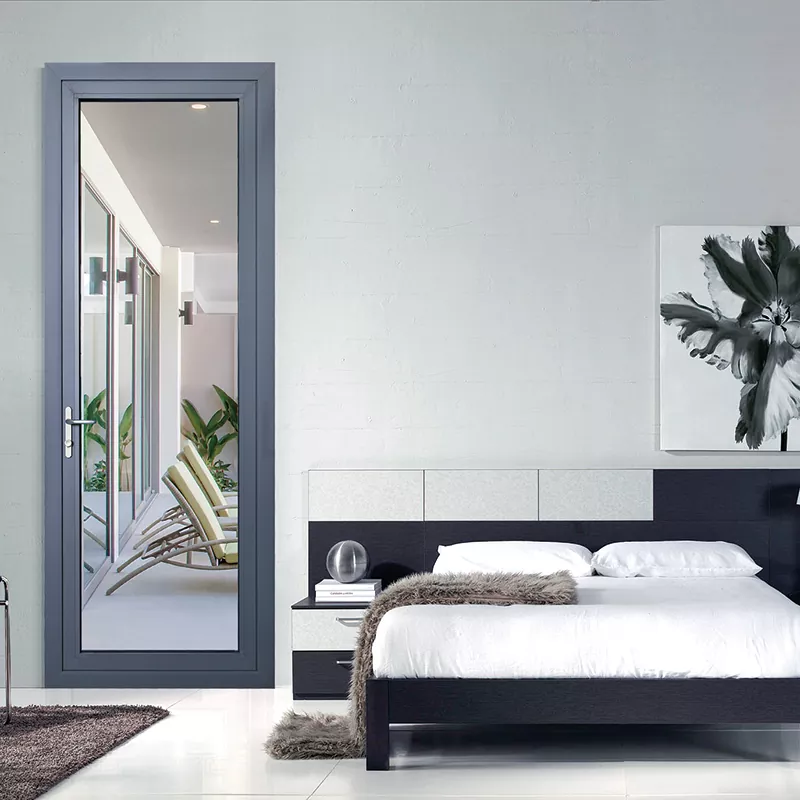 Non-Insulated Aluminum Alloy Swing Door