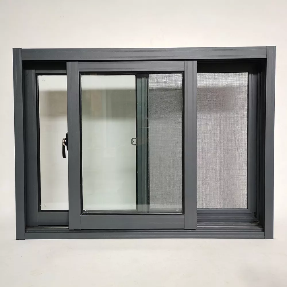 Non-Insulating Aluminum Alloy Window With Gauze